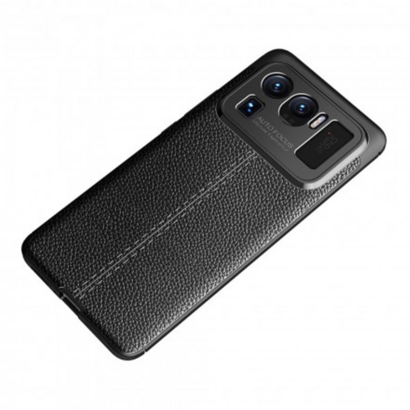 Capa Para Xiaomi Mi 11 Ultra Linha Dupla Efeito Couro Litchi