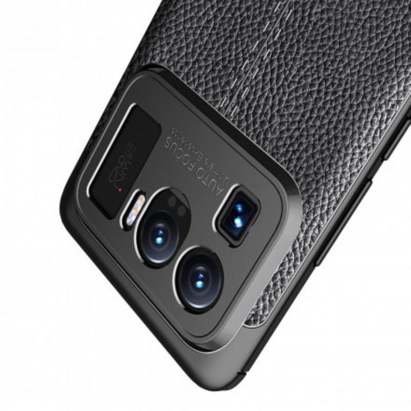 Capa Para Xiaomi Mi 11 Ultra Linha Dupla Efeito Couro Litchi