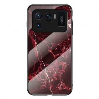Capa Para Xiaomi Mi 11 Ultra Vidro Temperado De Mármore Colorido