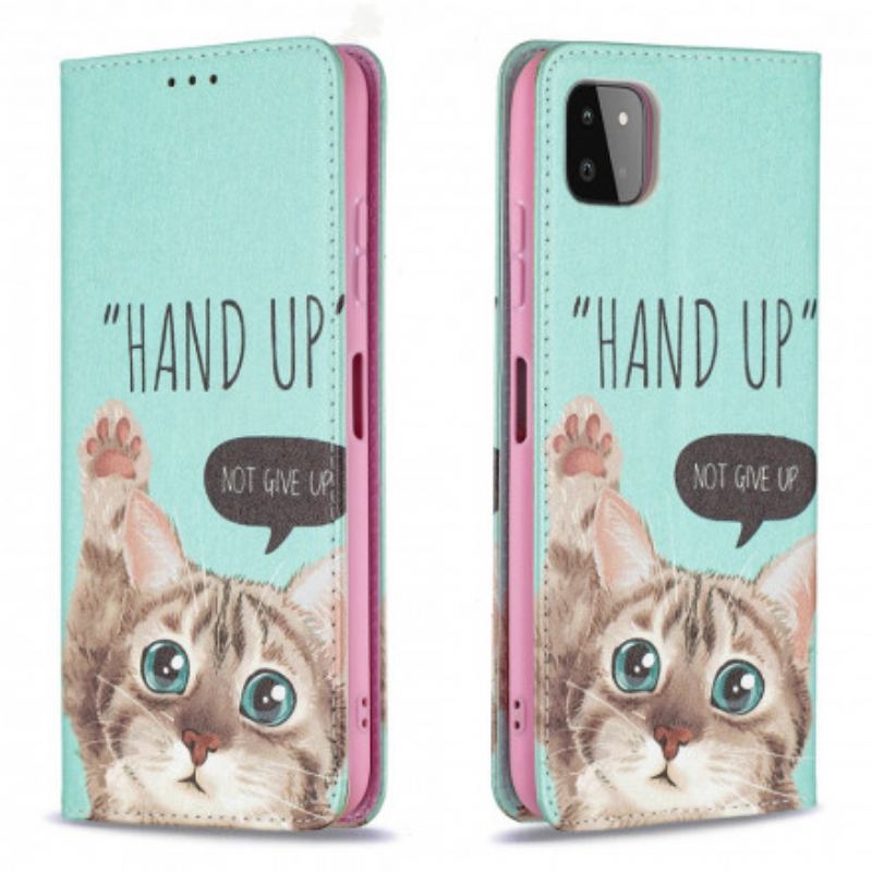 Capa De Celular Para Samsung Galaxy A22 5G Flip Hand-up