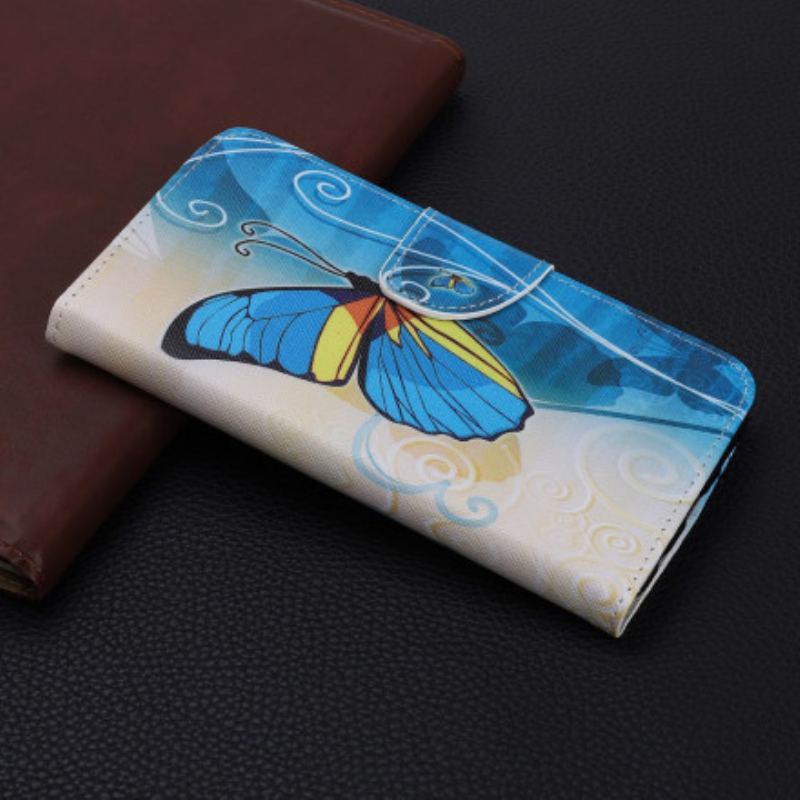 Capa Flip Para Samsung Galaxy A22 5G Borboletas Soberanas