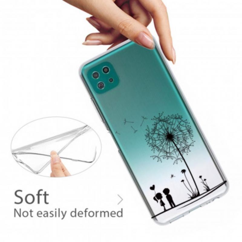 Capa Para Samsung Galaxy A22 5G Amor De Dente-de-leão