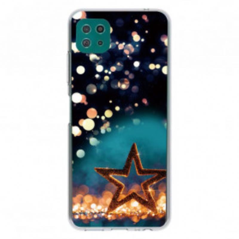 Capa Para Samsung Galaxy A22 5G Estrela Flexível