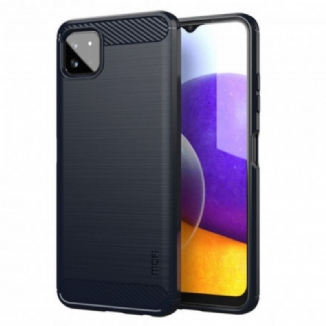 Capa Para Samsung Galaxy A22 5G Fibra De Carbono Escovada Mofi