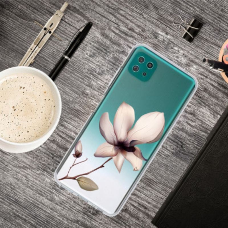 Capa Para Samsung Galaxy A22 5G Floral Premium