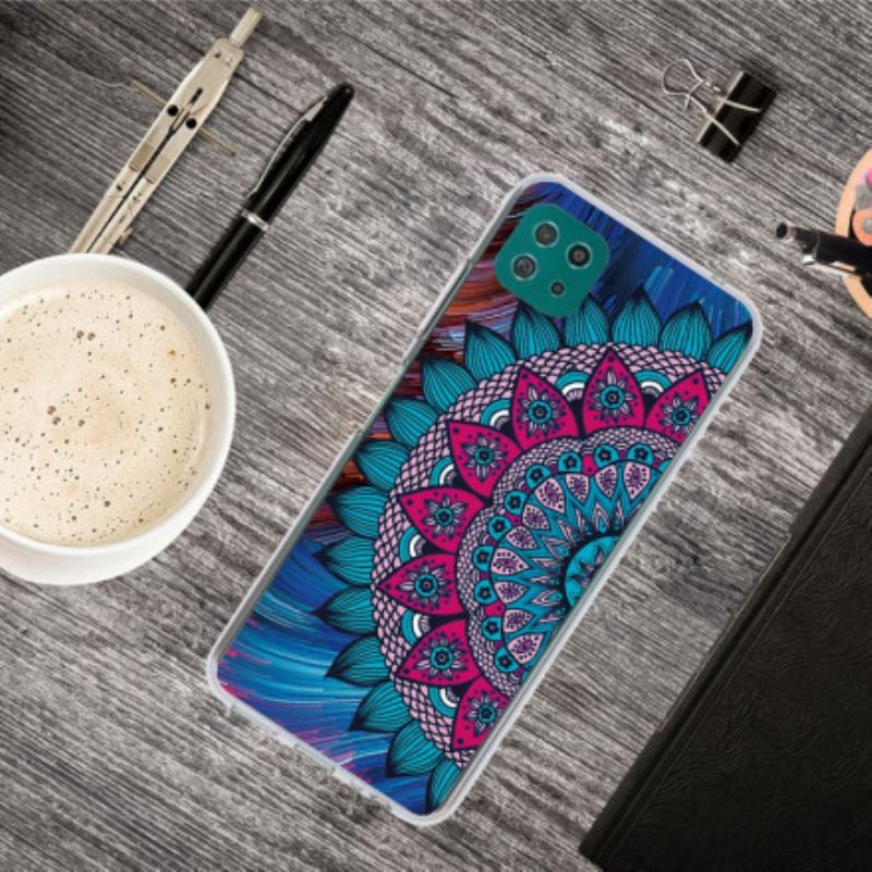 Capa Para Samsung Galaxy A22 5G Mandala Colorida