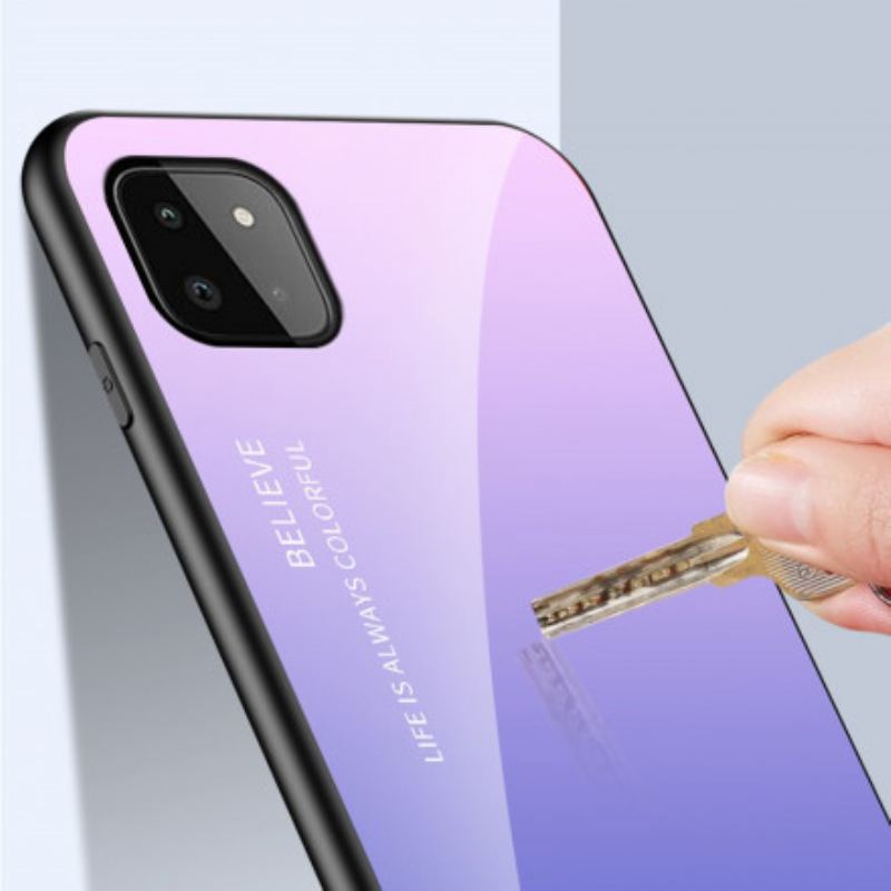 Capa Para Samsung Galaxy A22 5G Olá Vidro Temperado