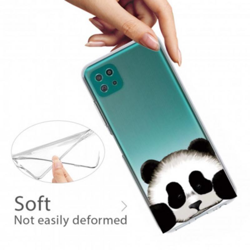 Capa Para Samsung Galaxy A22 5G Panda Sem Costura