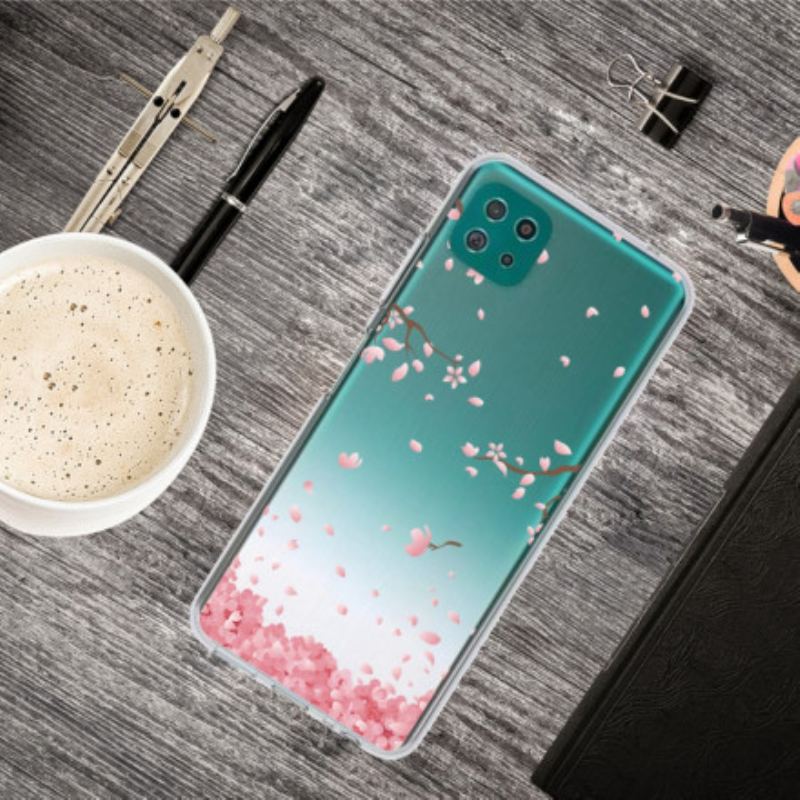 Capa Para Samsung Galaxy A22 5G Ramos Floridos