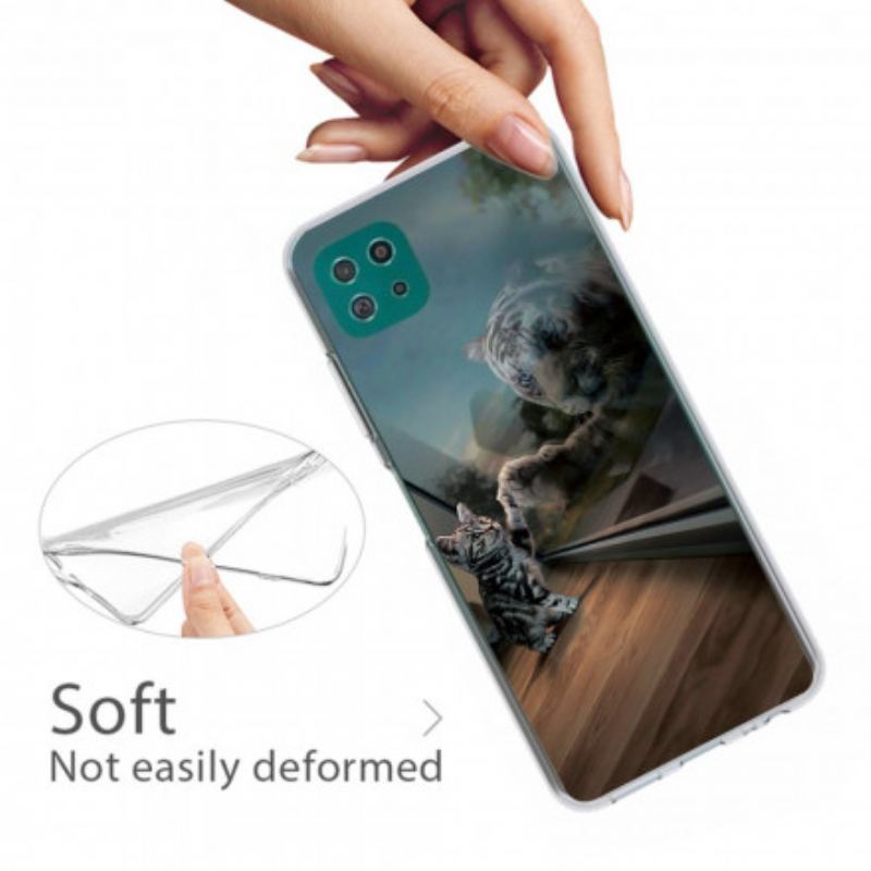 Capa Para Samsung Galaxy A22 5G Sonho De Gatinho