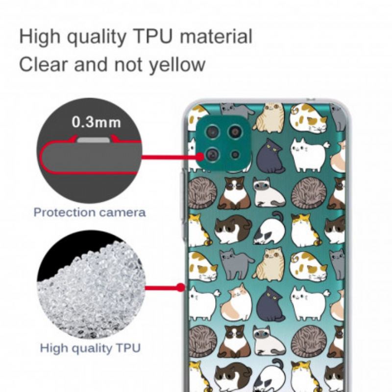 Capa Para Samsung Galaxy A22 5G Top Cats
