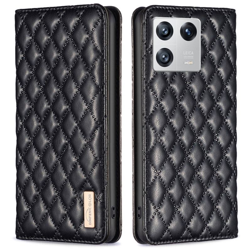 Capa De Celular Para Xiaomi 13 Flip Estilo De Cor Binfen Acolchoado