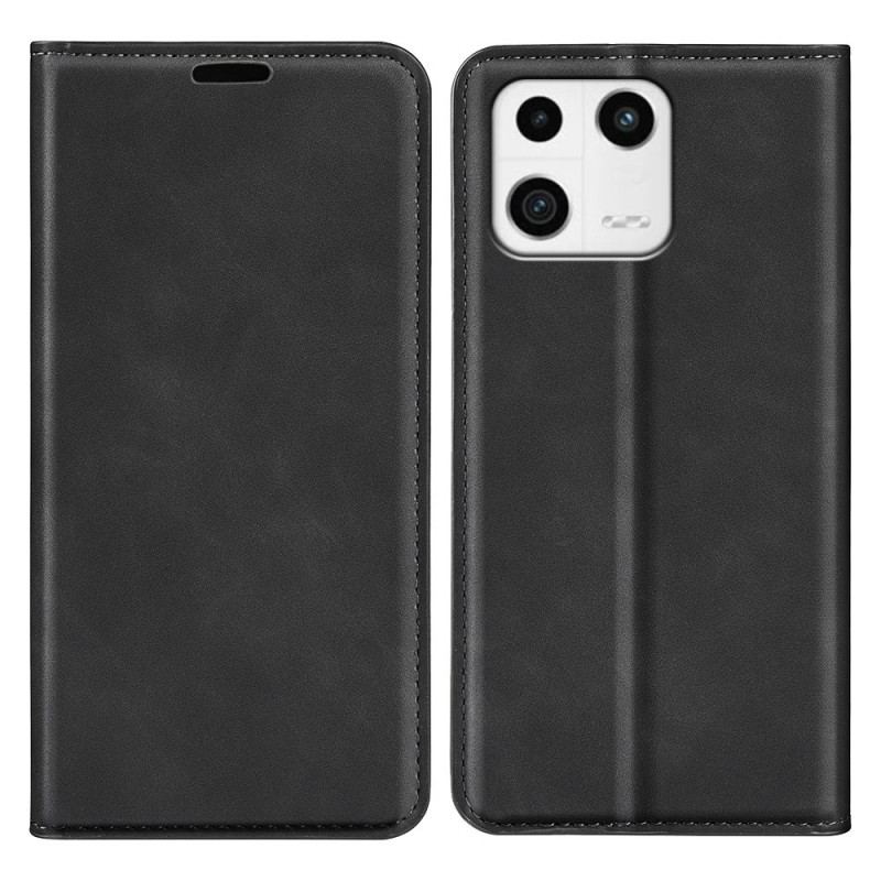 Capa De Celular Para Xiaomi 13 Flip Estilo De Couro