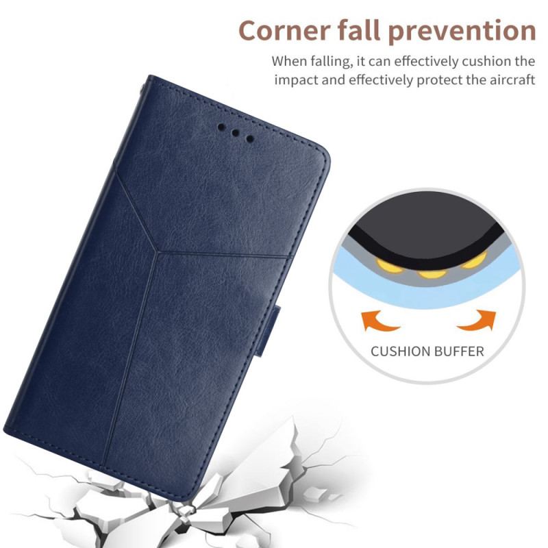 Capa De Couro Para Xiaomi 13 De Cordão Design Y Strappy