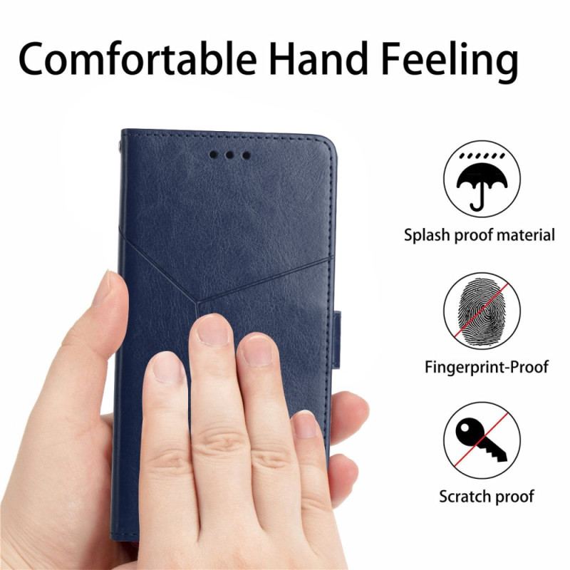 Capa De Couro Para Xiaomi 13 De Cordão Design Y Strappy