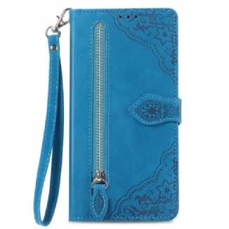 Capa Flip Para Xiaomi 13 Porta Moedas Rendado