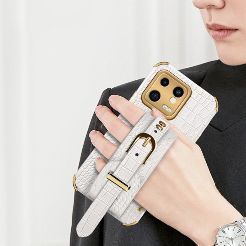 Capa Para Xiaomi 13 Alça Croco