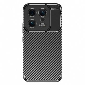 Capa Para Xiaomi 13 Textura Flexível De Fibra De Carbono