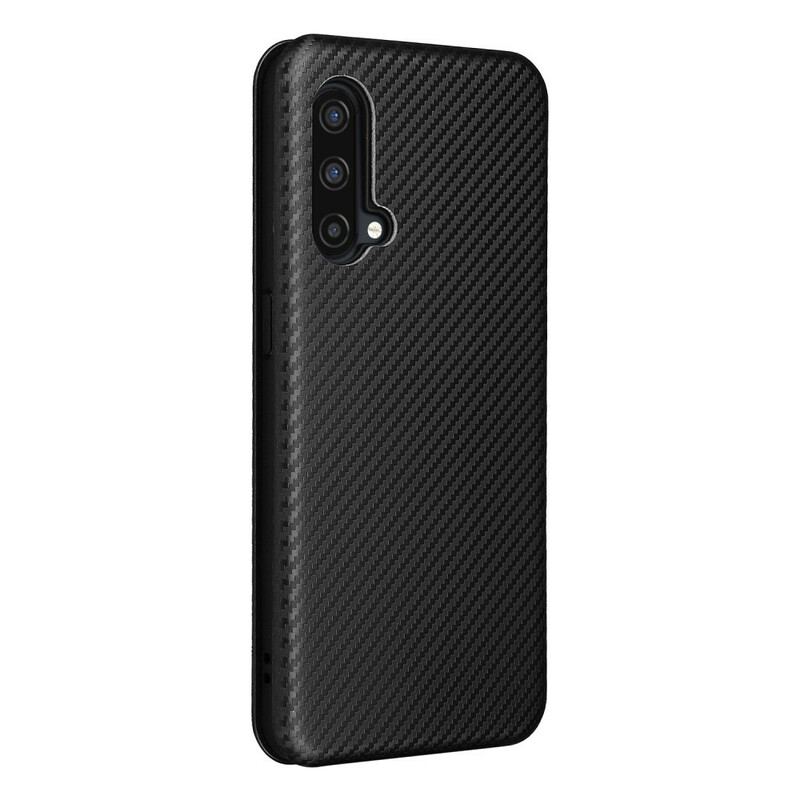 Capa De Celular Para OnePlus Nord CE 5G Flip Silicone De Carbono Colorido