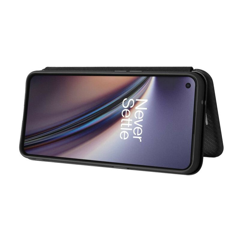 Capa De Celular Para OnePlus Nord CE 5G Flip Silicone De Carbono Colorido