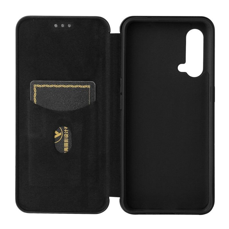 Capa De Celular Para OnePlus Nord CE 5G Flip Silicone De Carbono Colorido