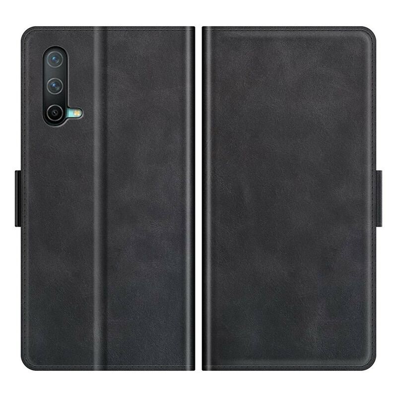 Capa Flip Para OnePlus Nord CE 5G De Couro Aba Dupla Clássica