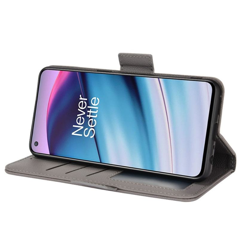 Capa Flip Para OnePlus Nord CE 5G De Couro Aba Dupla Novas Cores