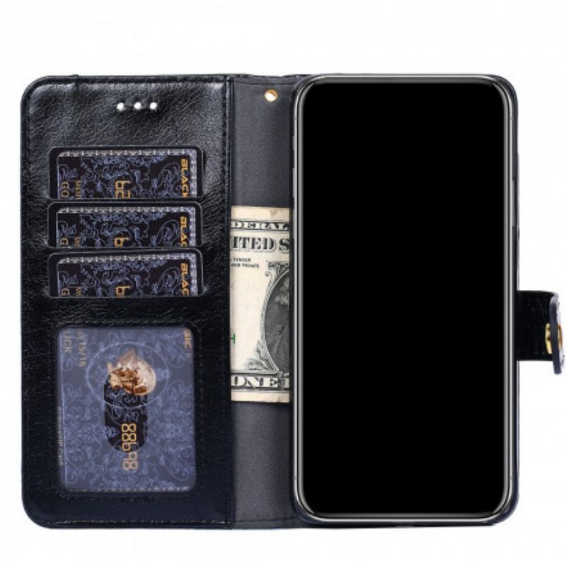 Capa Folio Para OnePlus Nord CE 5G Bolsa Com Zíper