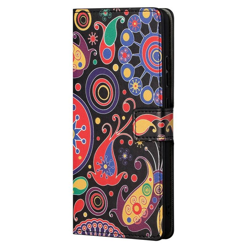 Capa Folio Para OnePlus Nord CE 5G Design Da Galáxia
