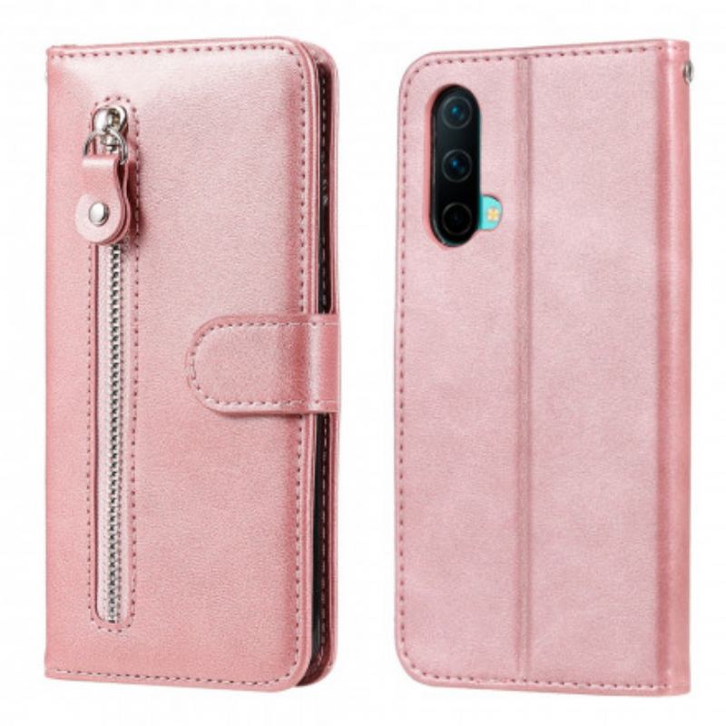 Capa Folio Para OnePlus Nord CE 5G Porta-moedas Vintage