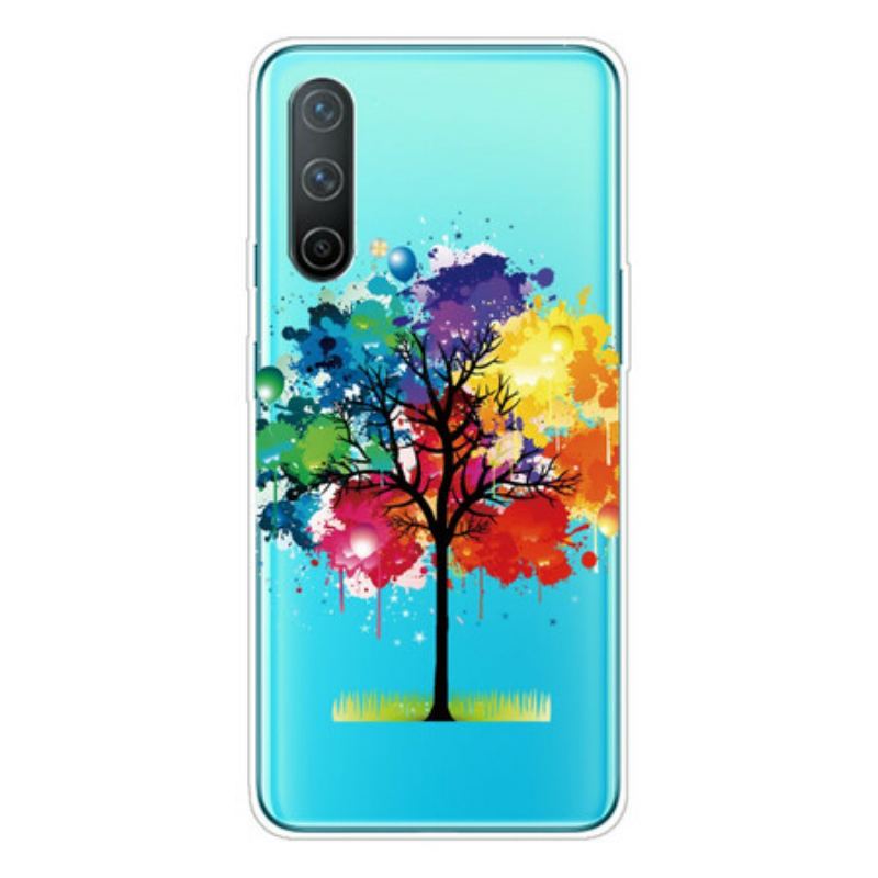 Capa Para OnePlus Nord CE 5G Árvore Aquarela Perfeita