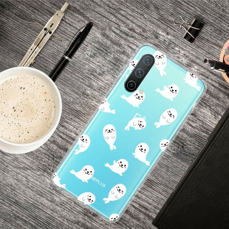 Capa Para OnePlus Nord CE 5G Diversão Perfeita Com Leões-marinhos