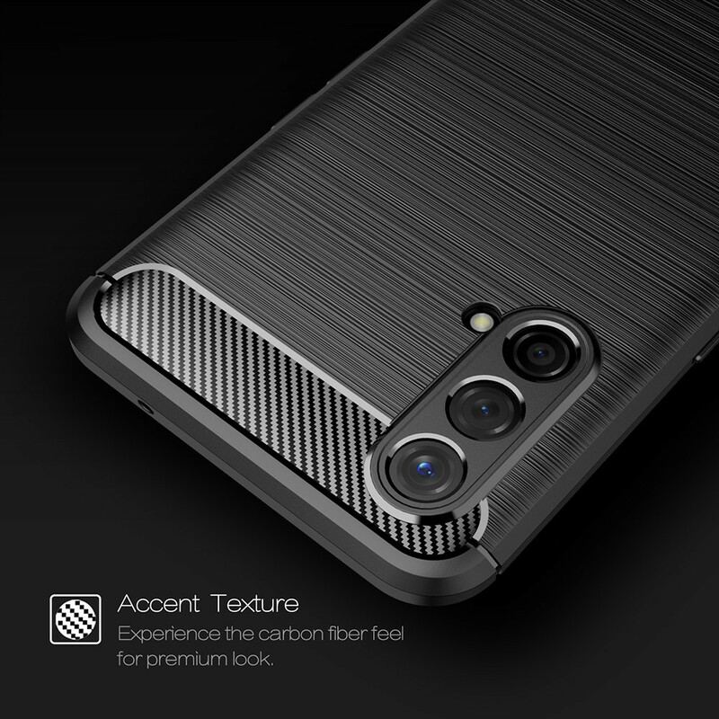 Capa Para OnePlus Nord CE 5G Fibra De Carbono Escovada