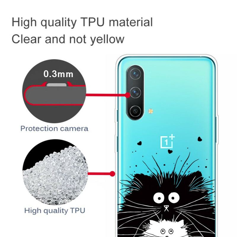 Capa Para OnePlus Nord CE 5G Olha Os Gatos
