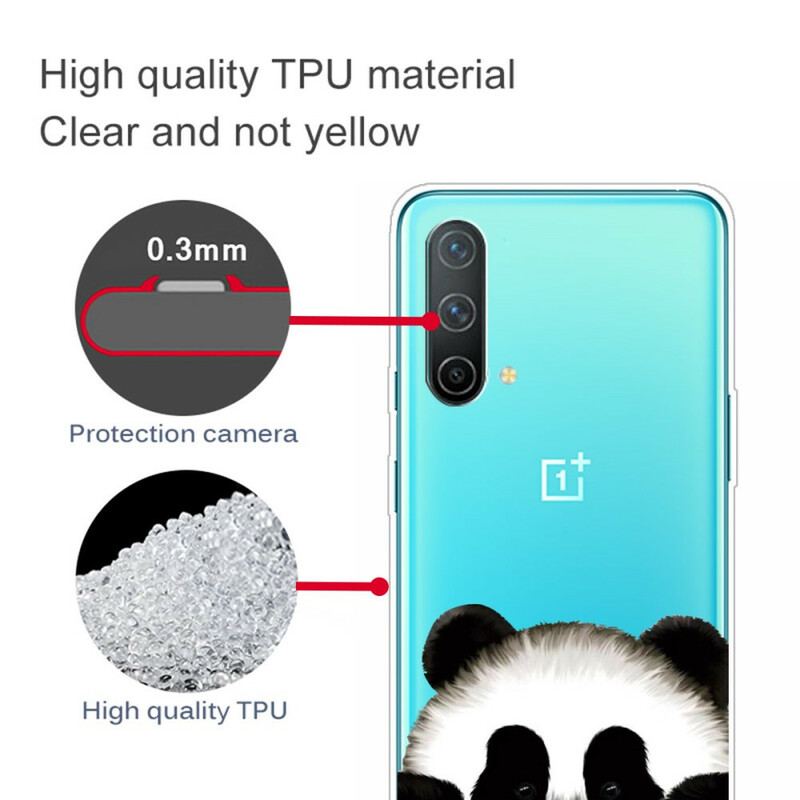 Capa Para OnePlus Nord CE 5G Panda Sem Costura