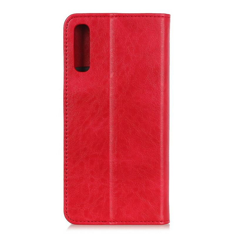 Capa De Celular Para Sony Xperia 5 II Flip Couro Dividido Texturizado