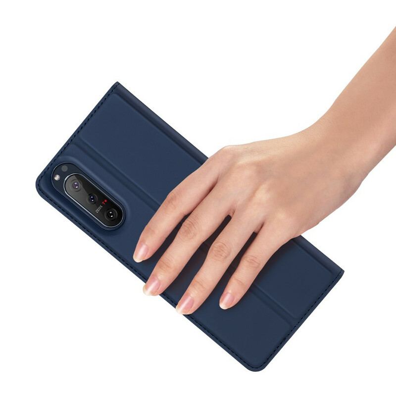 Capa De Celular Para Sony Xperia 5 II Flip Skin Pro Dux Ducis