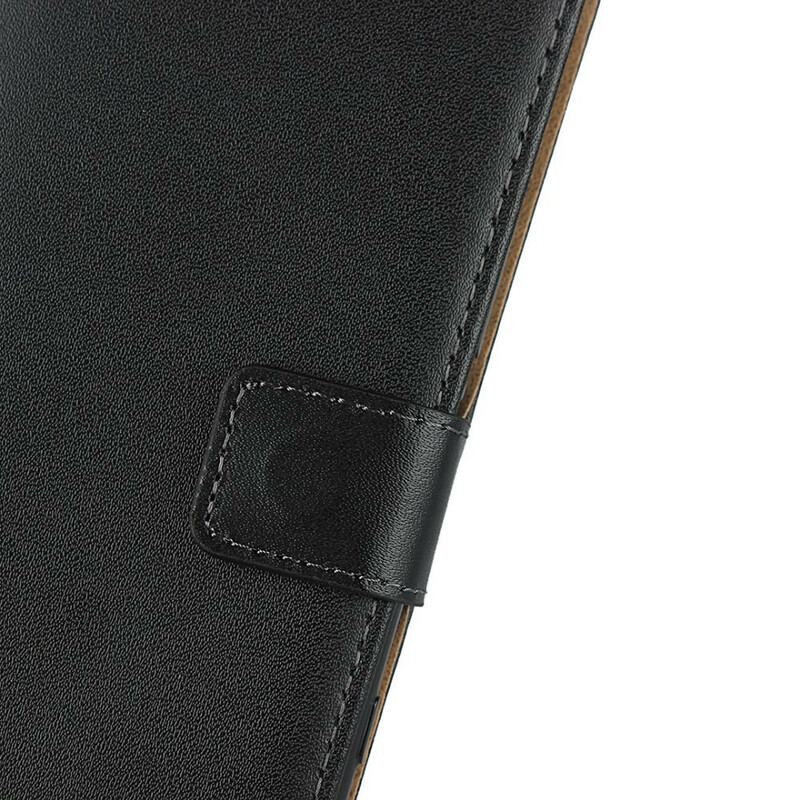 Capa De Couro Para Sony Xperia 5 II Convite De Couro Genuíno