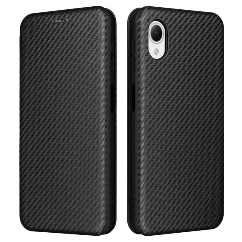 Capa De Celular Para Samsung Galaxy A23 5G Flip Fibra De Carbono Colorida