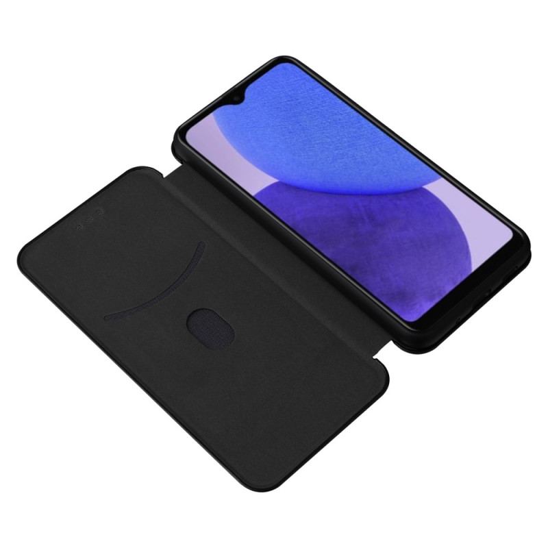 Capa De Celular Para Samsung Galaxy A23 5G Flip Fibra De Carbono Colorida