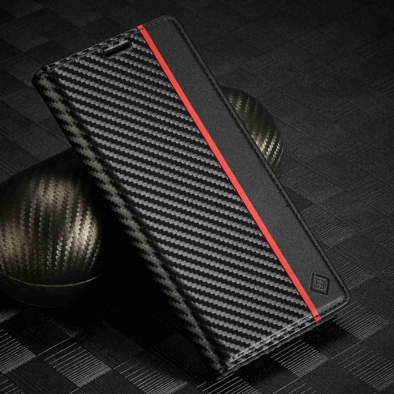 Capa De Celular Para Samsung Galaxy A23 5G Flip Fibra De Carbono Lc.imeeke