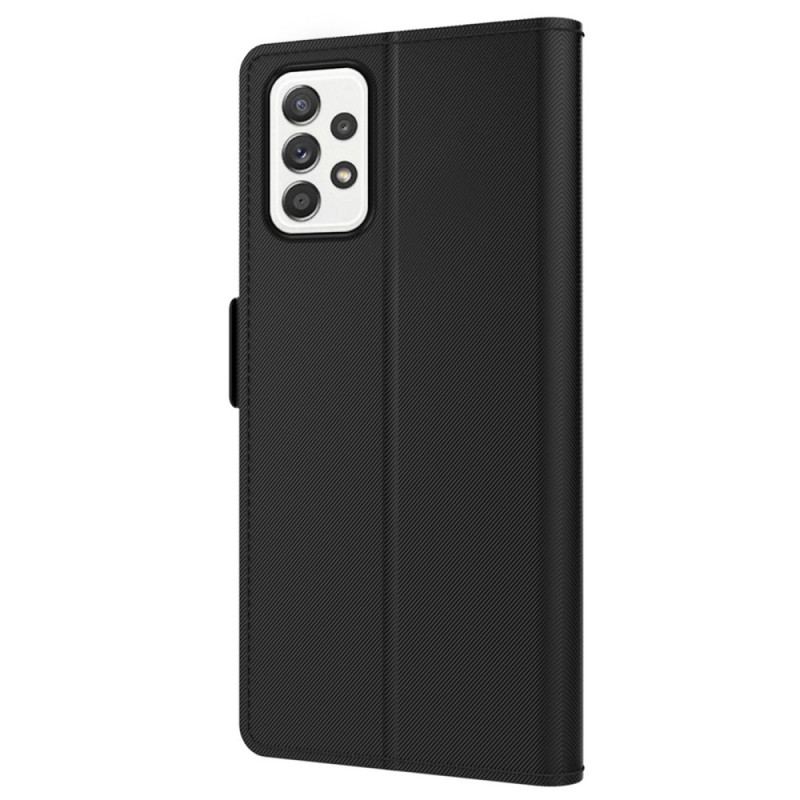 Capa De Couro Para Samsung Galaxy A23 5G Espelho Removível E Porta-cartões