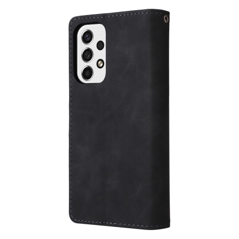 Capa Flip Para Samsung Galaxy A23 5G Bolsa Com Cordão
