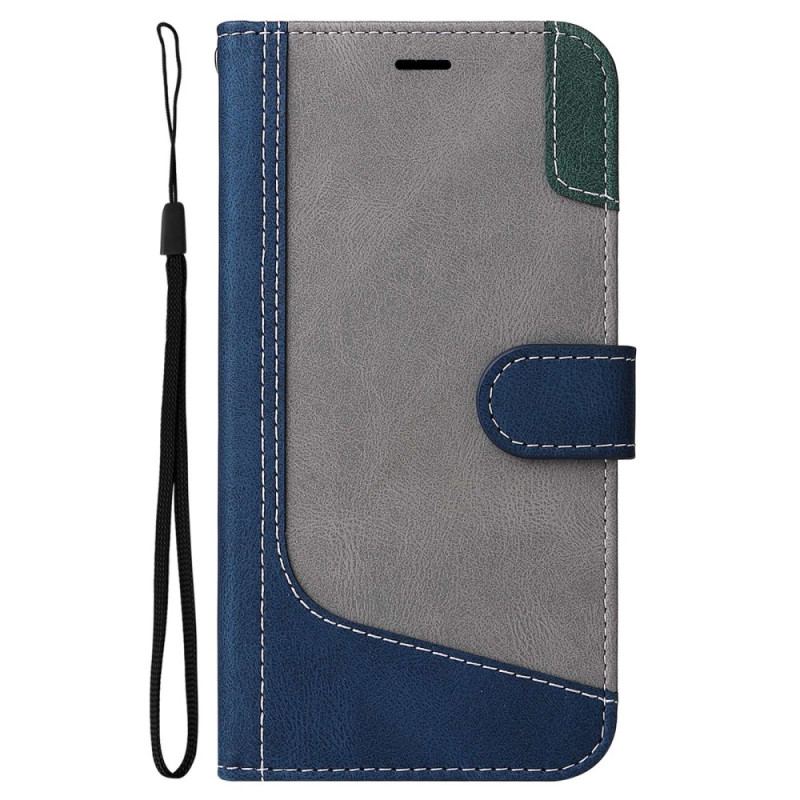 Capa Flip Para Samsung Galaxy A23 5G Dois Tons Com Alça