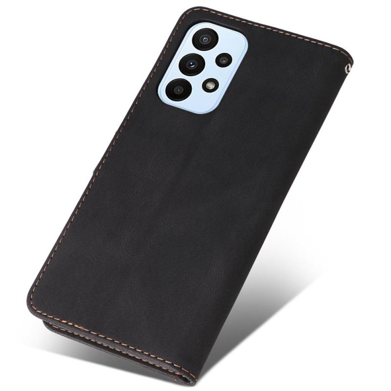 Capa Flip Para Samsung Galaxy A23 5G Dois Tons Com Alça
