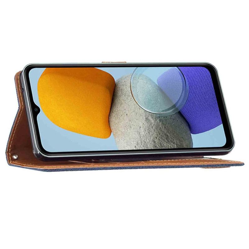 Capa Flip Para Samsung Galaxy A23 5G Jeans