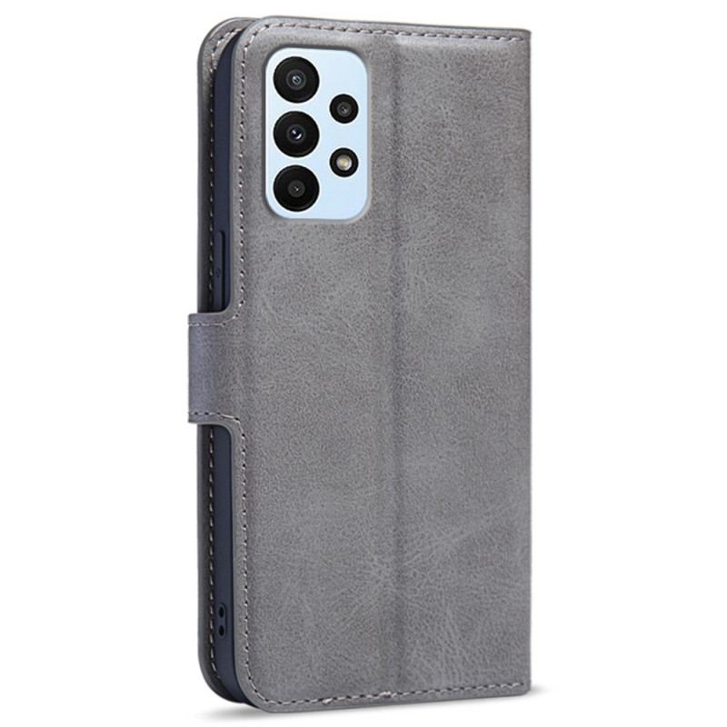 Capa Folio Para Samsung Galaxy A23 5G Estilo Cor De Couro