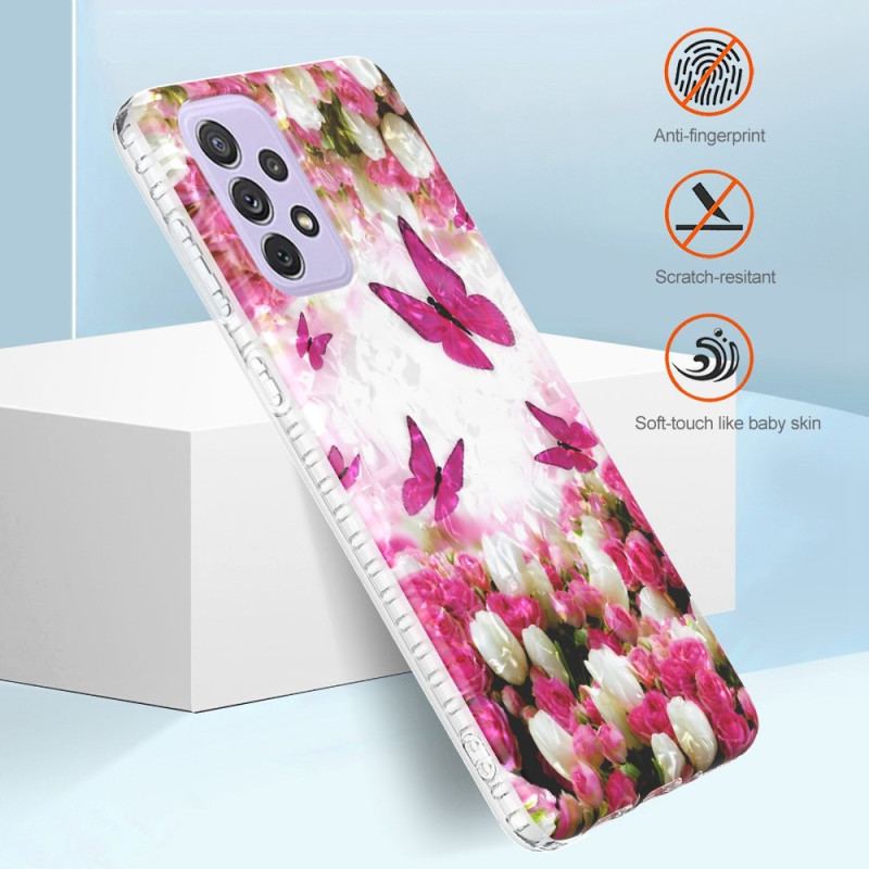 Capa Para Samsung Galaxy A23 5G Borboletas Estilosas