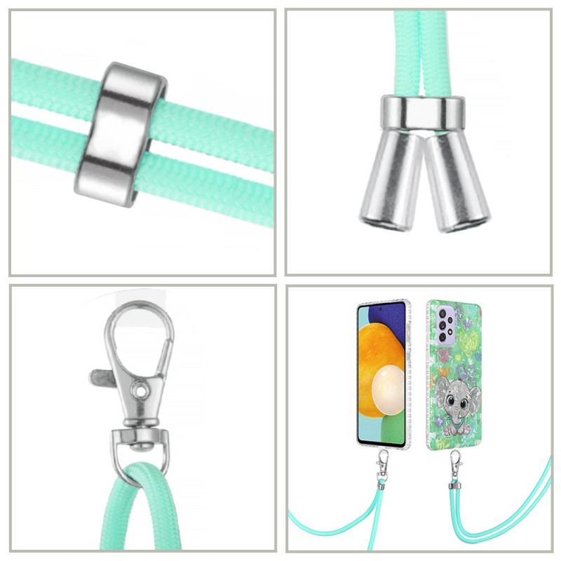 Capa Para Samsung Galaxy A23 5G De celular Cordão De Elefante