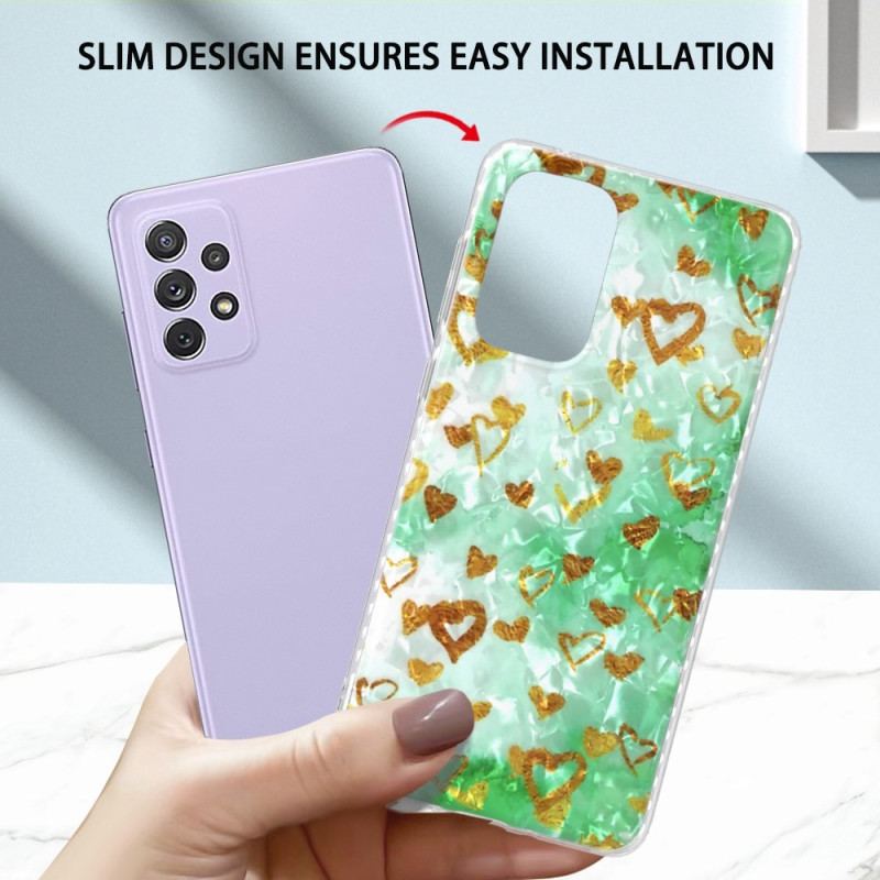 Capa Para Samsung Galaxy A23 5G Corações Estilosos